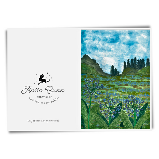 Agapanthus Card
