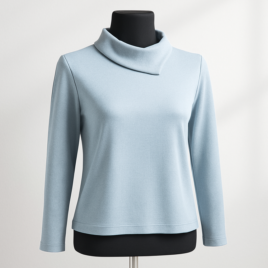 Terzi Collared Sweater Top