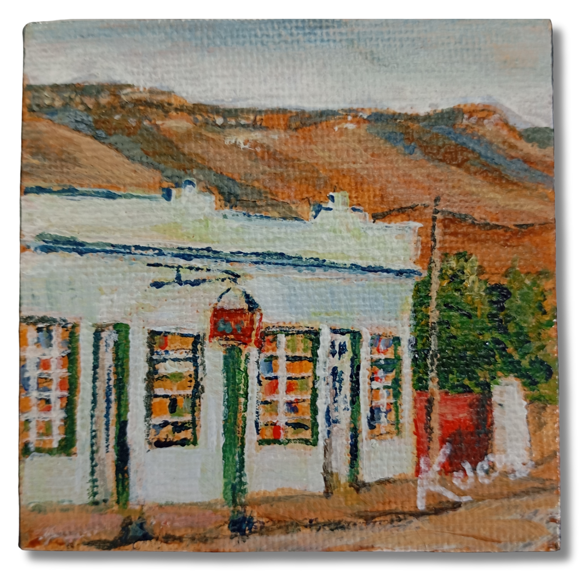 Big house in a little painting