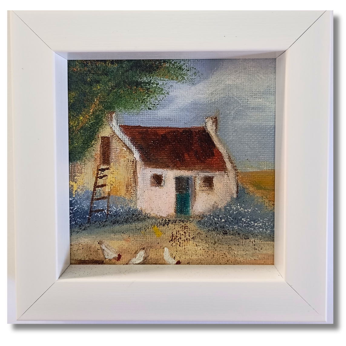 House through a tiny window