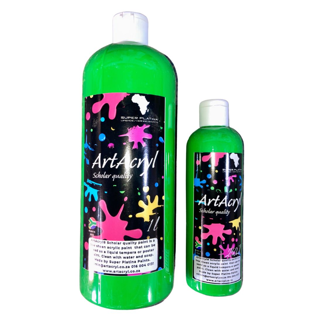 ArtAcryl Poster Paint Bundle - 6 x Premium Scholar Quality Poster Paint
