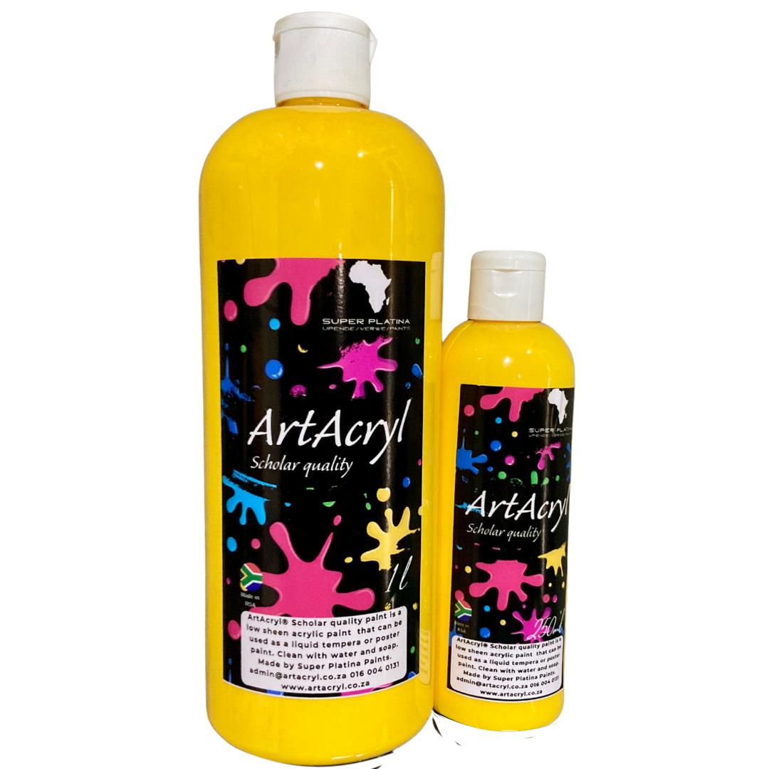 ArtAcryl Poster Paint Bundle - 6 x Premium Scholar Quality Poster Paint