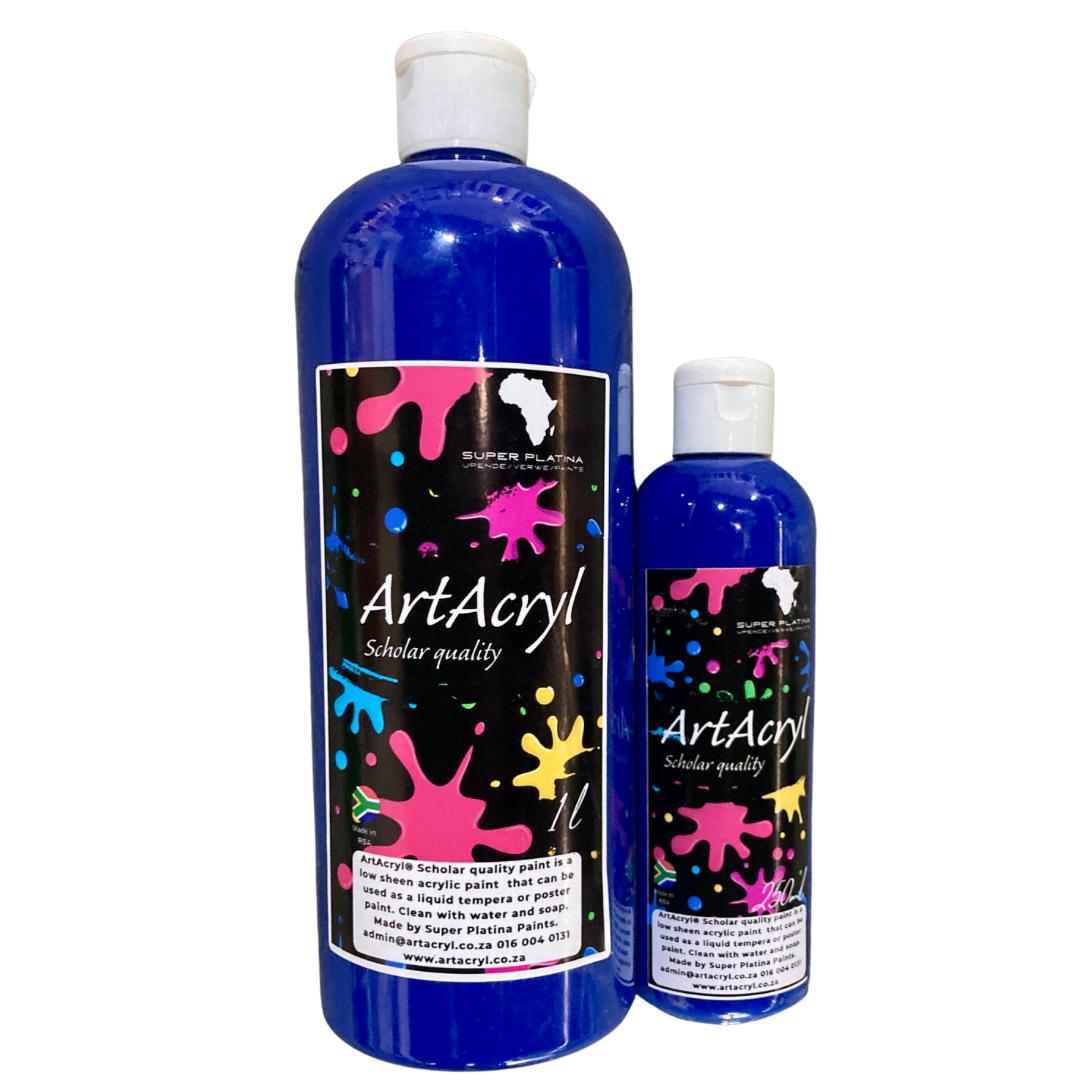 ArtAcryl Poster Paint Bundle - 6 x Premium Scholar Quality Poster Paint