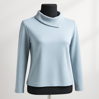 Terzi Collared Sweater Top