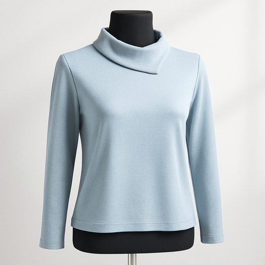 Terzi Collared Sweater Top