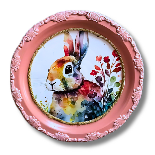 Round Rabbit Plate