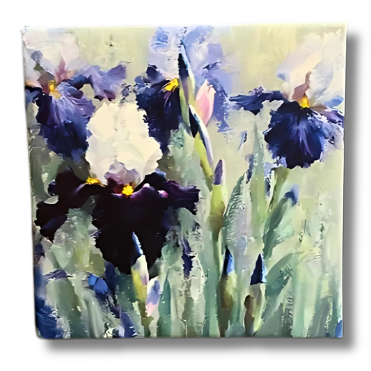 Iris Canvas Print – Purple