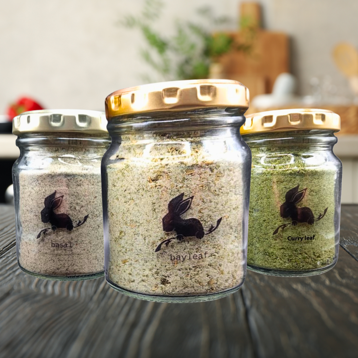 Basil | Bay Leaf | Curry Leaf Salt Trio