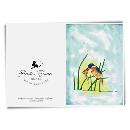 Kuifkopvisvanger Card