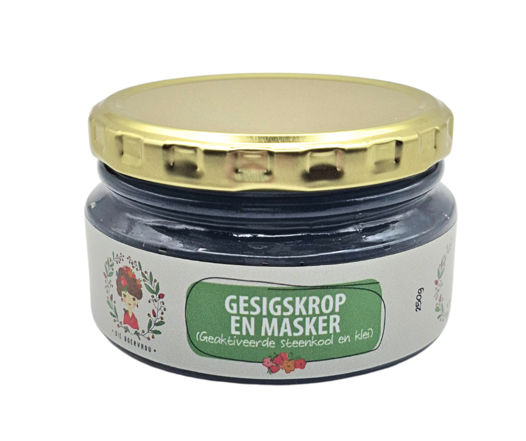 Gesigskrop en Masker - Geaktiveerde Houtskool