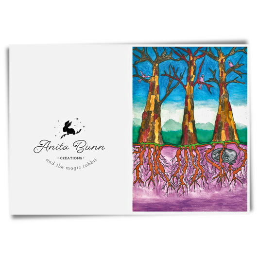 Birds in Trees Card
