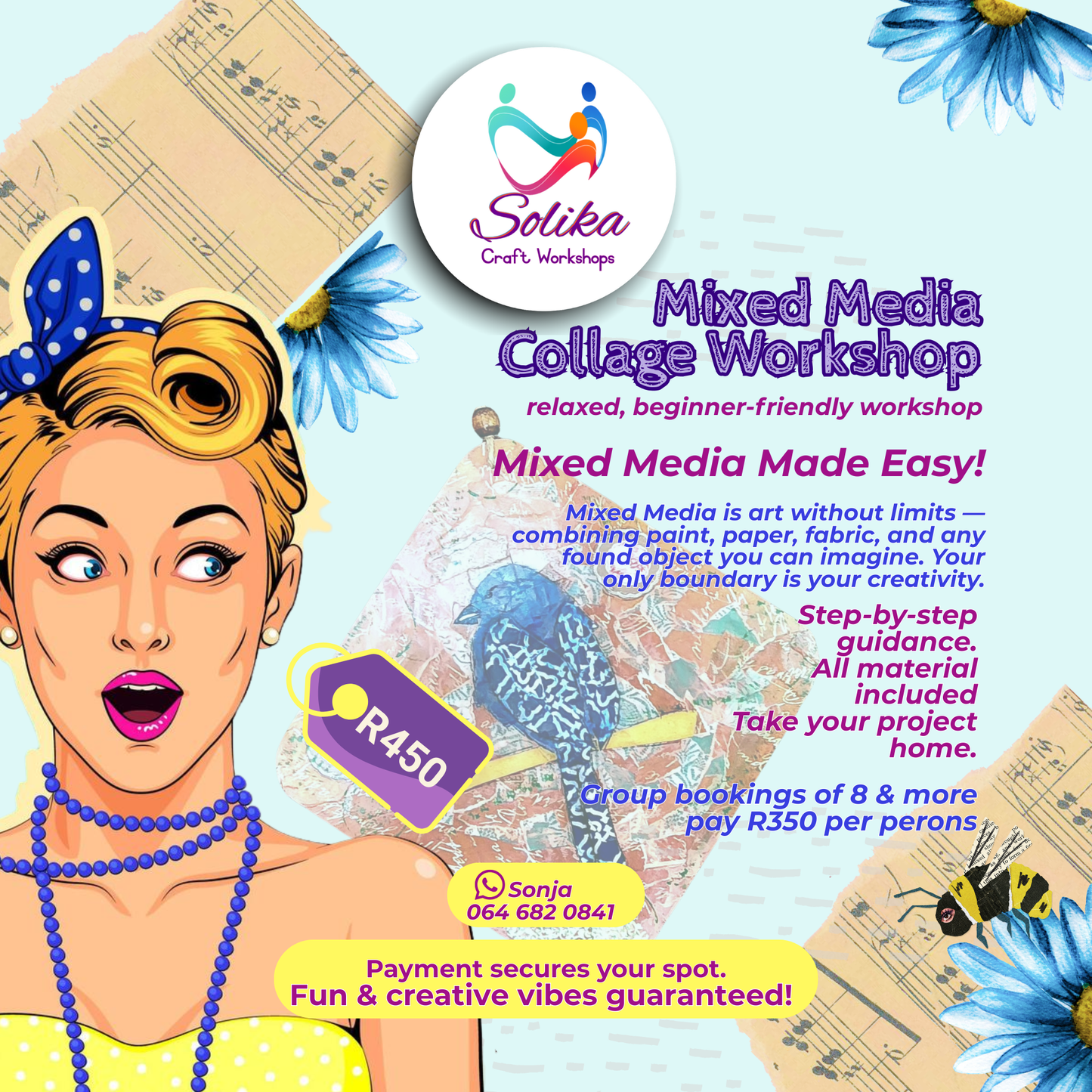 Mixed Media Collage Workshop