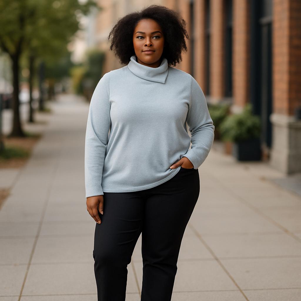 Terzi Collared Sweater Top