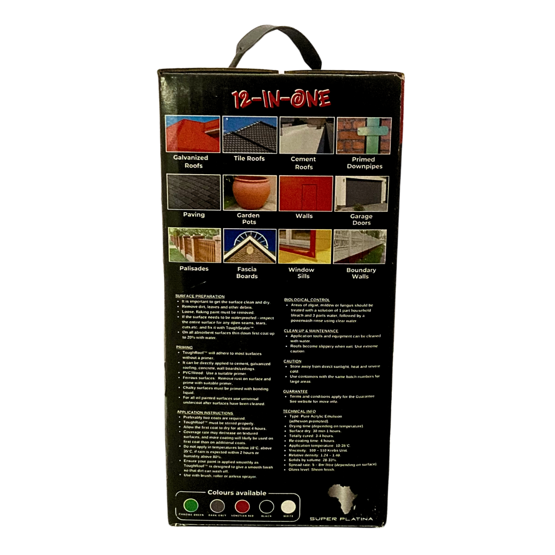 ToughRoof Roof & Paving Paint 5L (Paint-in-a-Box)