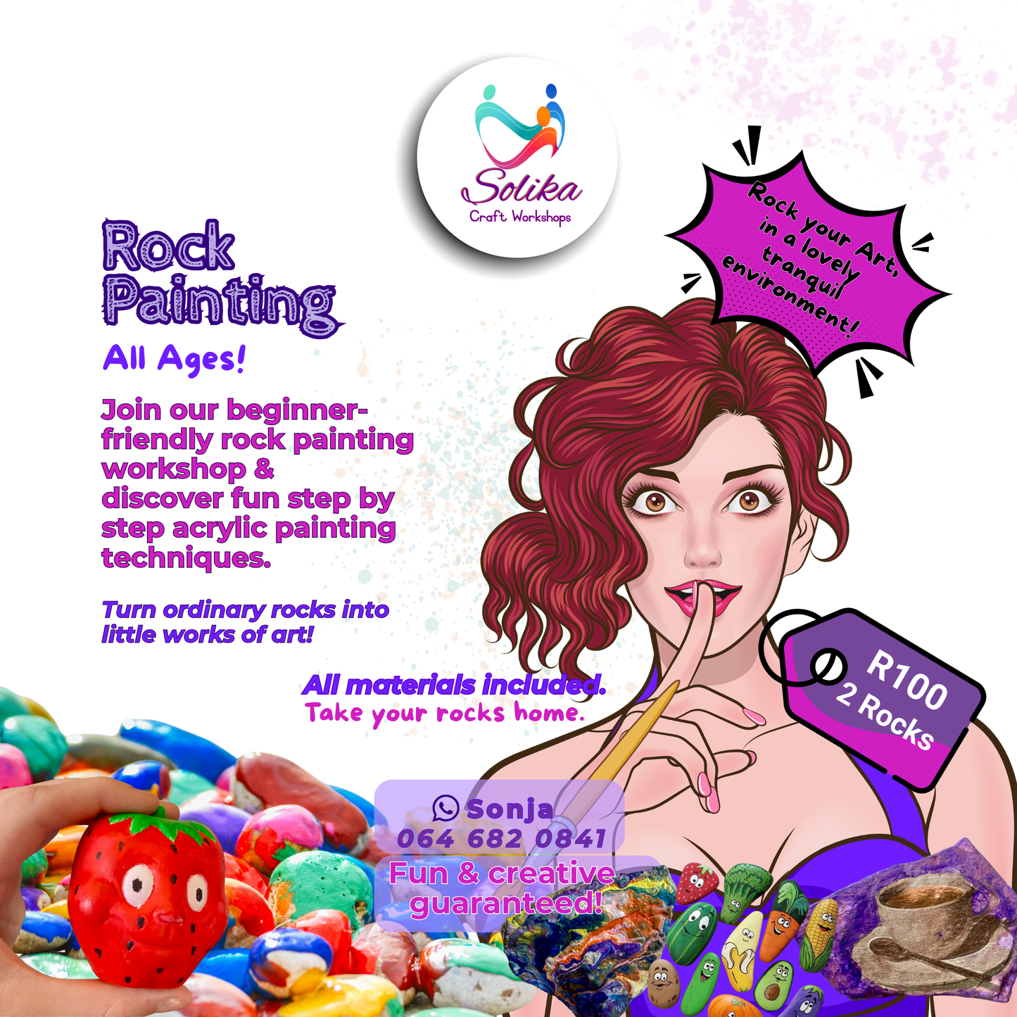 Rock Painting Workshop