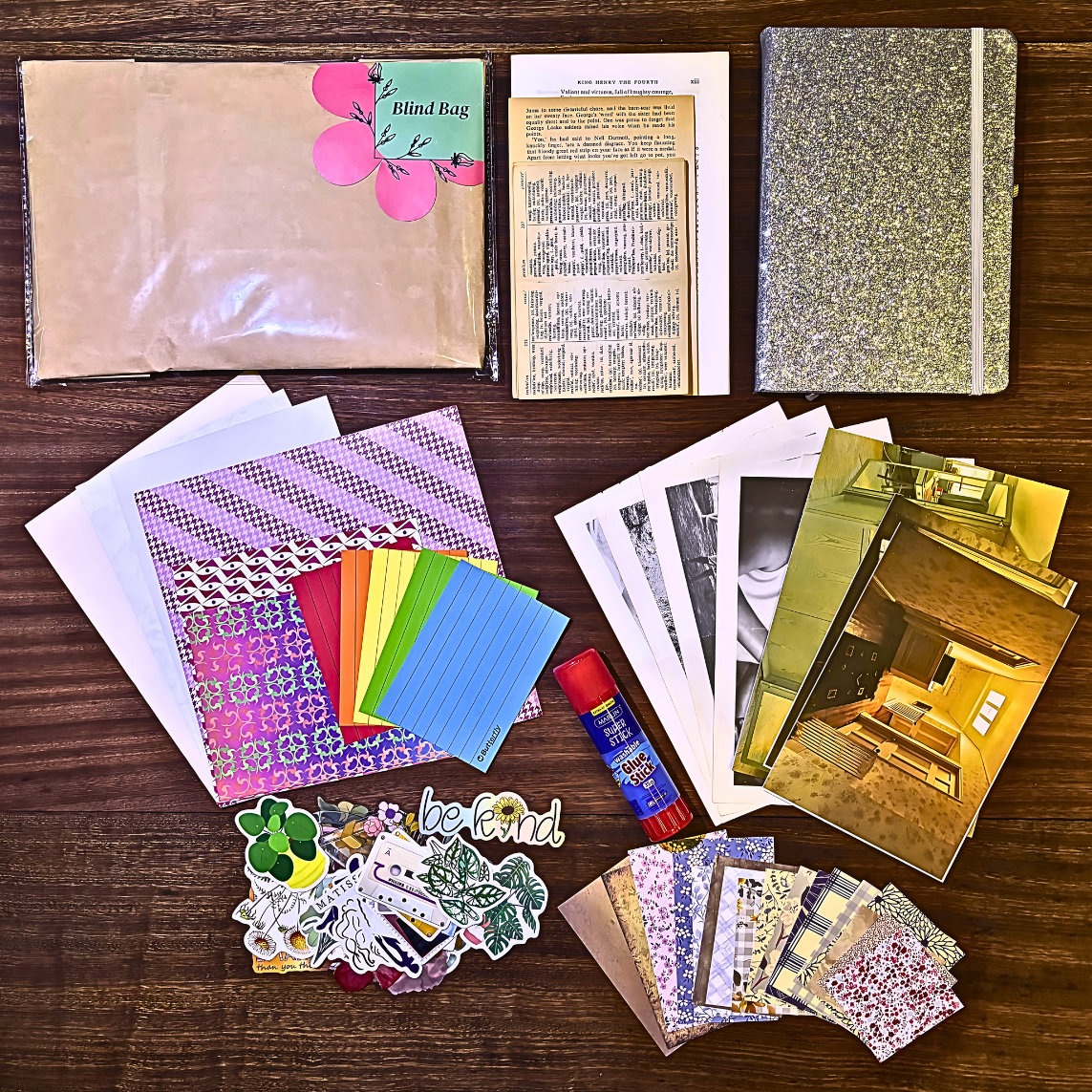 Silver Sparkle Journaling Kit